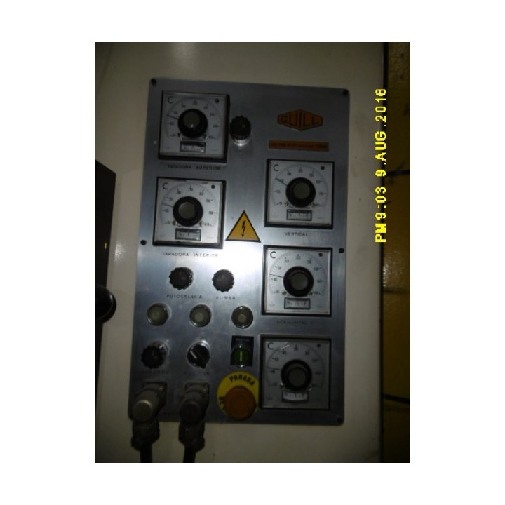 Máquina empaquetadora (marca Guill) y agrupadora (Marca Prolec) con autómata