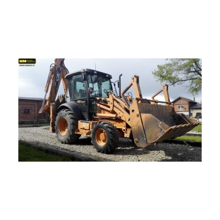 retro excavadora Case 580SR 2008