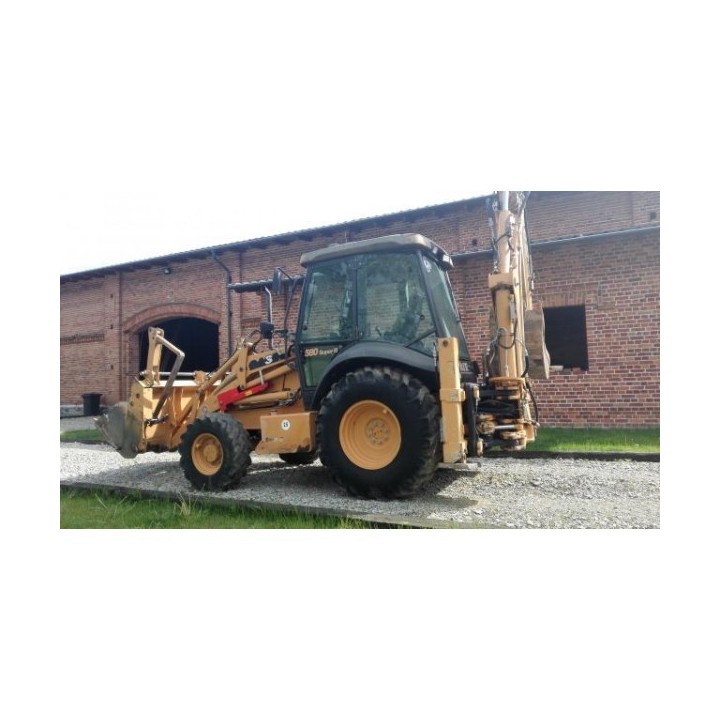 retro excavadora Case 580SR 2008