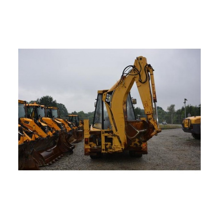 retro excavadora Caterpillar 428C 1999