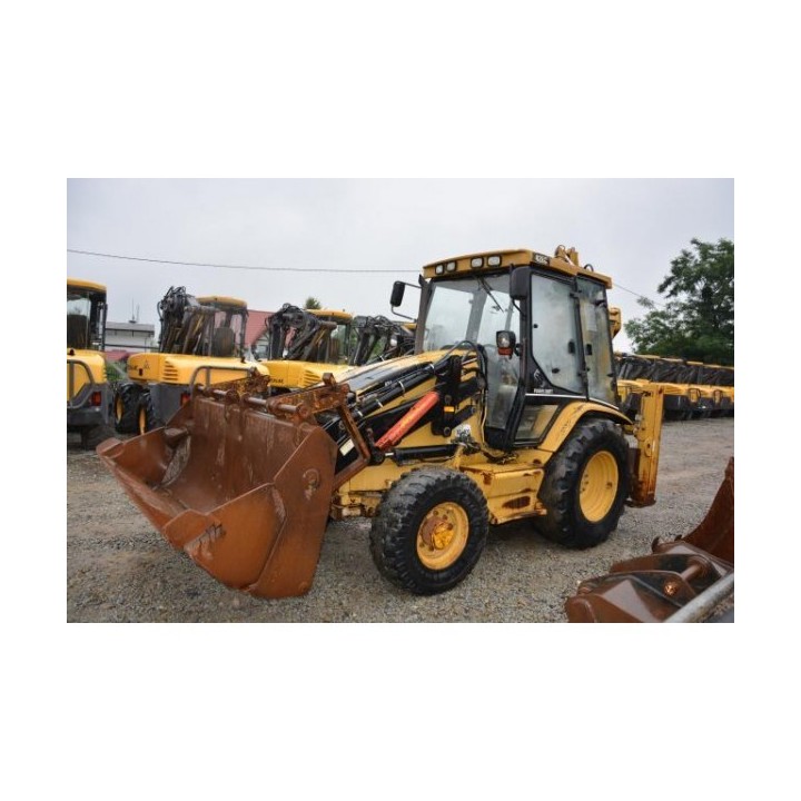 retro excavadora Caterpillar 428C 1999
