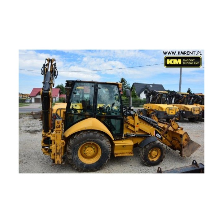 retro excavadora Caterpillar 432E 2008