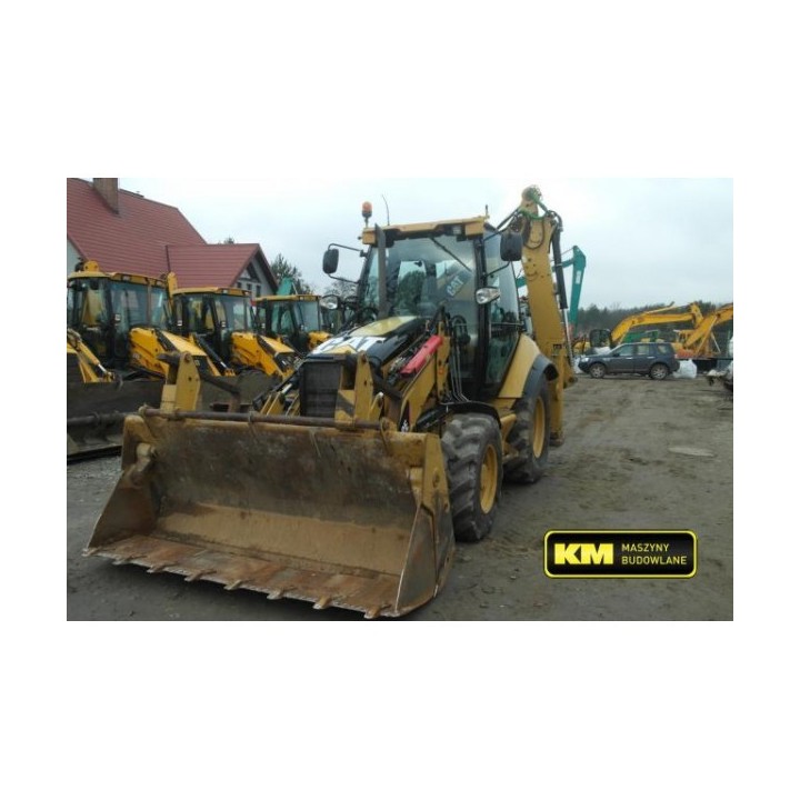 retro excavadora Caterpillar 432E 2009