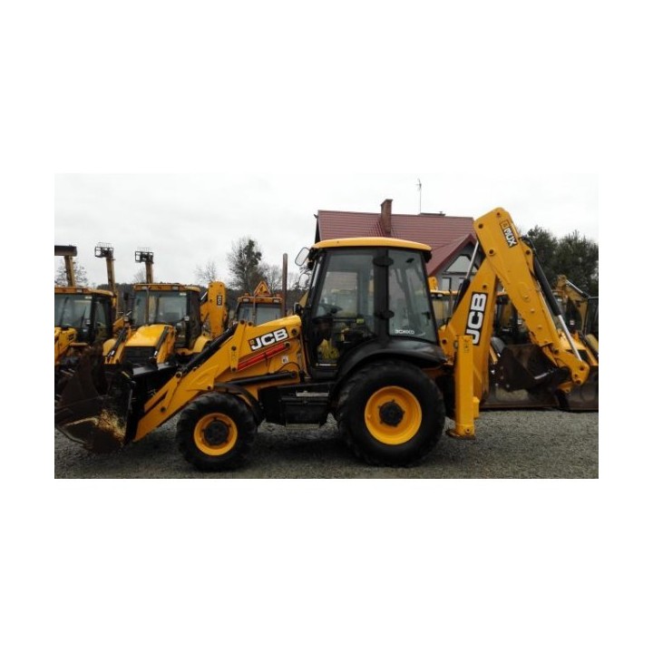 retro excavadora JCB 3CX 2012