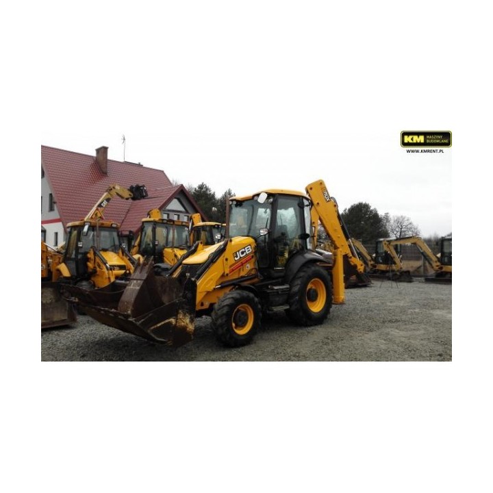 retro excavadora JCB 3CX 2012