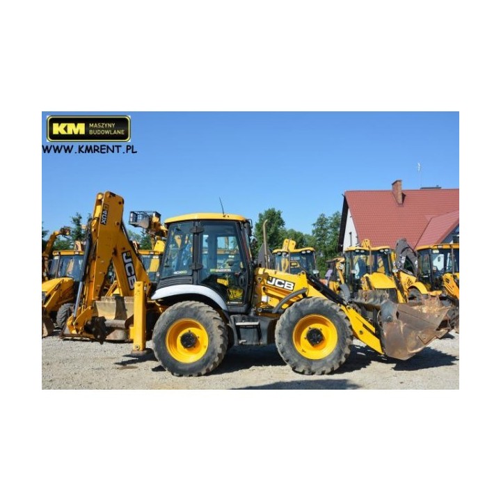retro excavadora JCB 4CX 2012