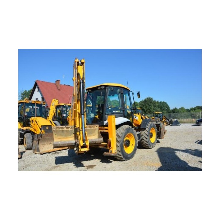 retro excavadora JCB 4CX 2012