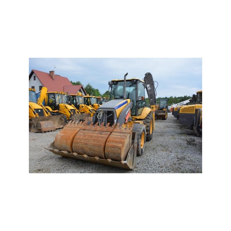 retro excavadora Volvo BL71 2007