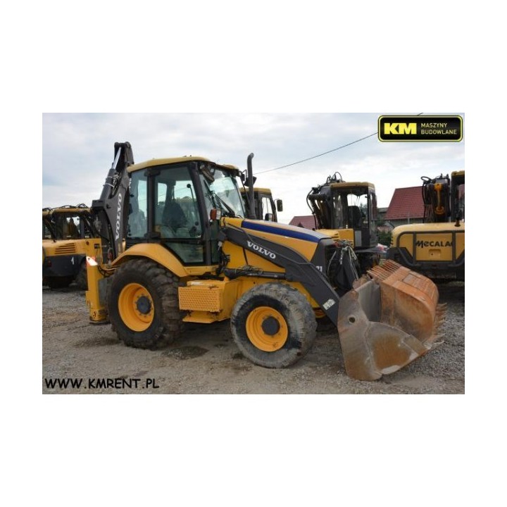 retro excavadora Volvo BL71 2007