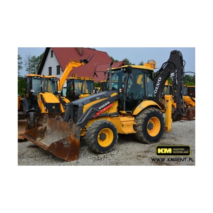 retro excavadora Volvo BL71 2009