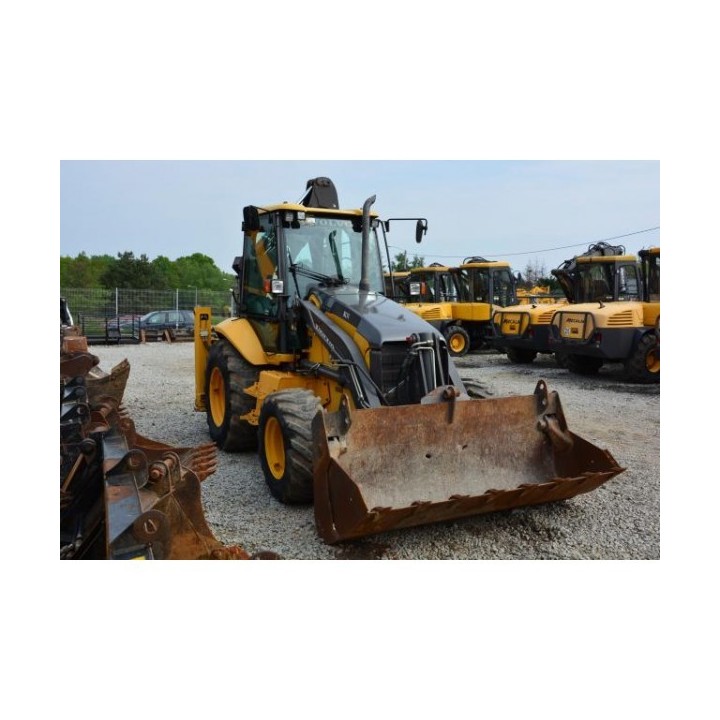 retro excavadora Volvo BL71 2009