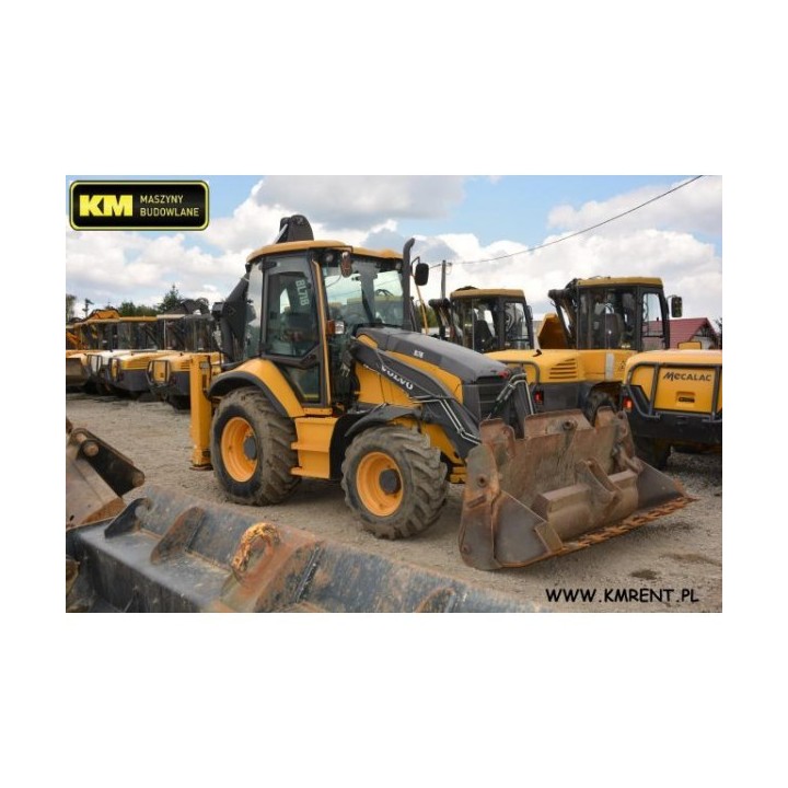 retro excavadora Volvo BL71 2012