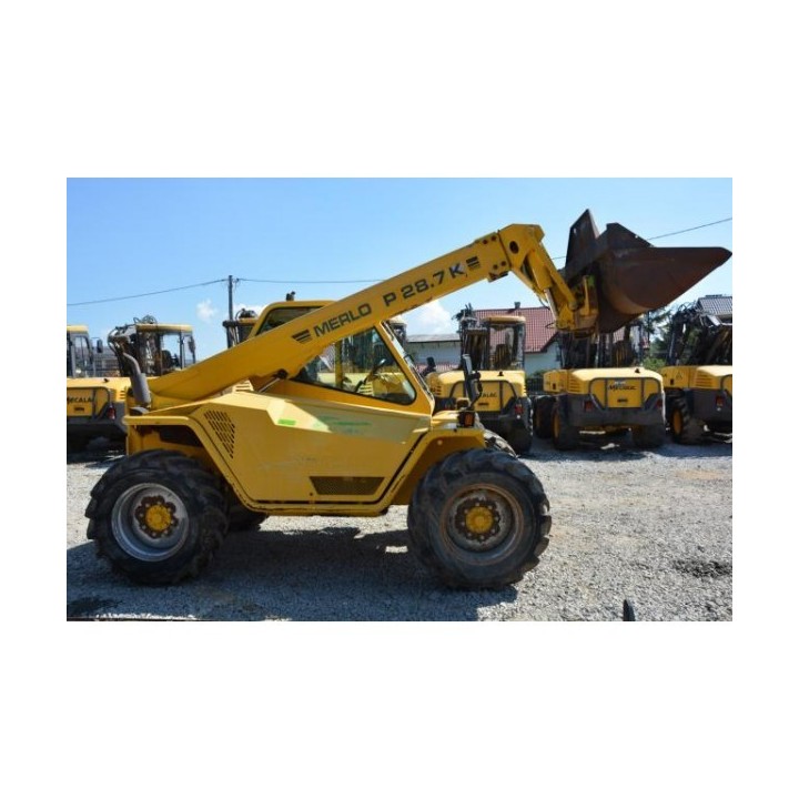 manipulador telescopico Merlo P28. 7 2002