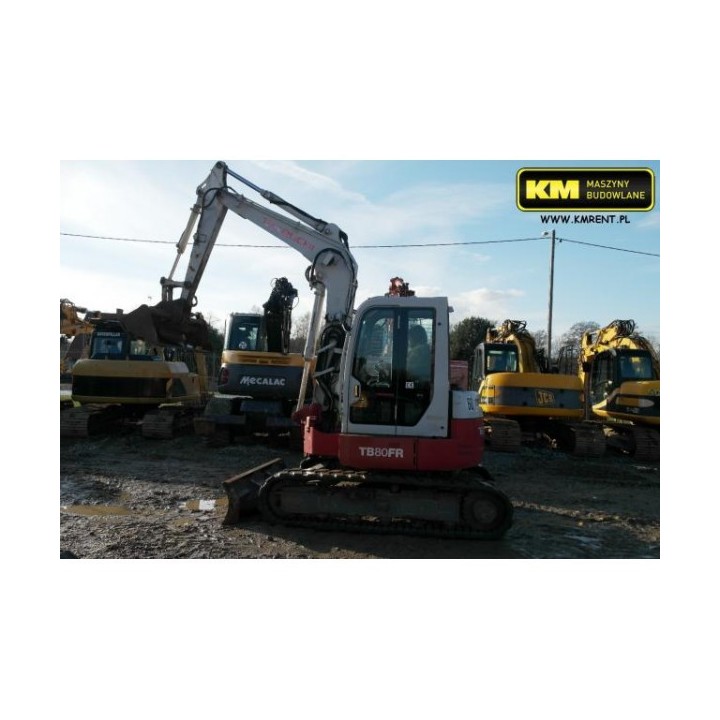 mini excavadora Takeuchi TB80FR 2005