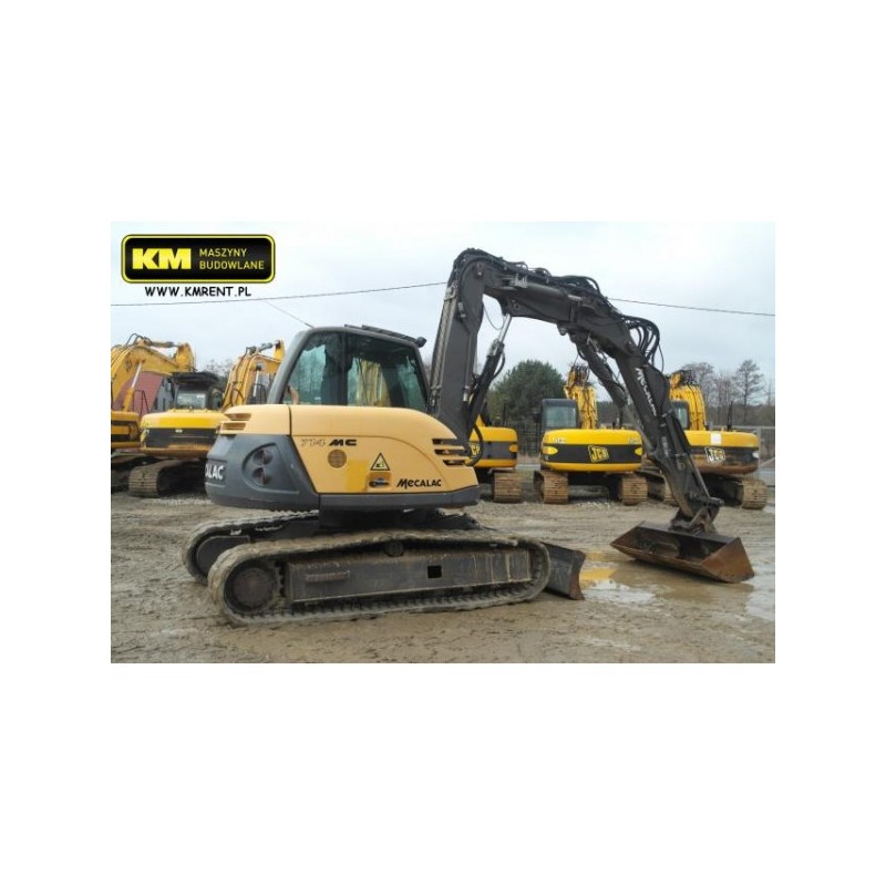 excavadora oruga Mecalac 714MC 2008
