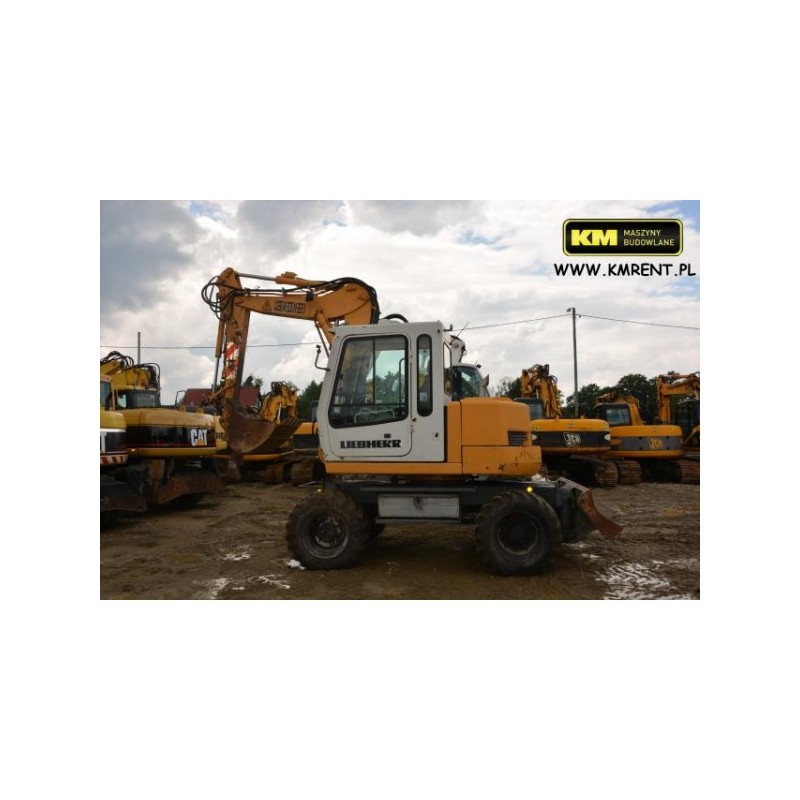 excavadora de ruedas Liebherr A308 2002