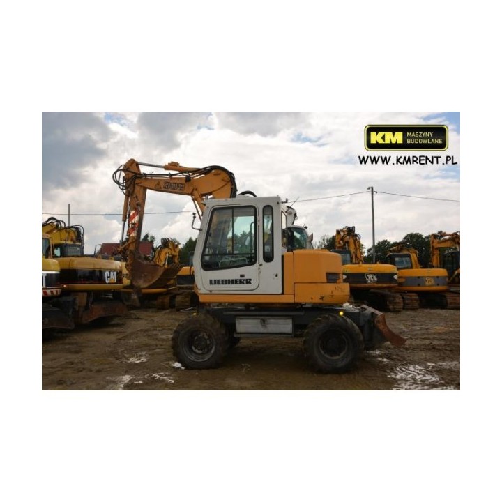 excavadora de ruedas Liebherr A308 2002