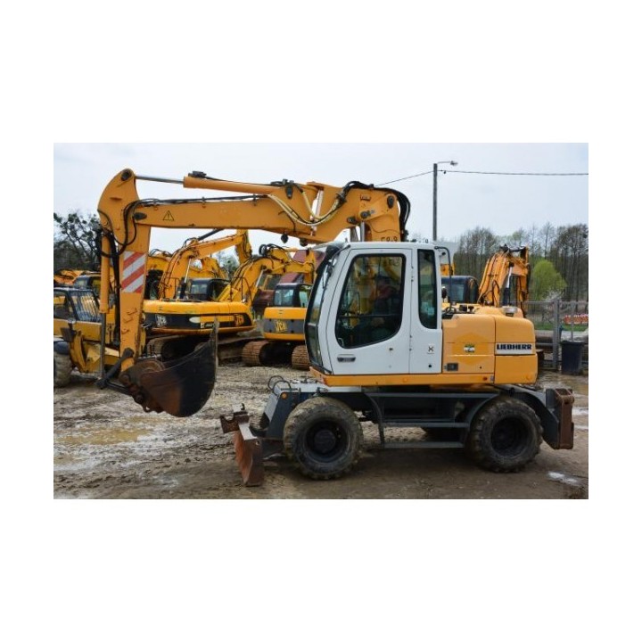 excavadora de ruedas Liebherr A312 2005