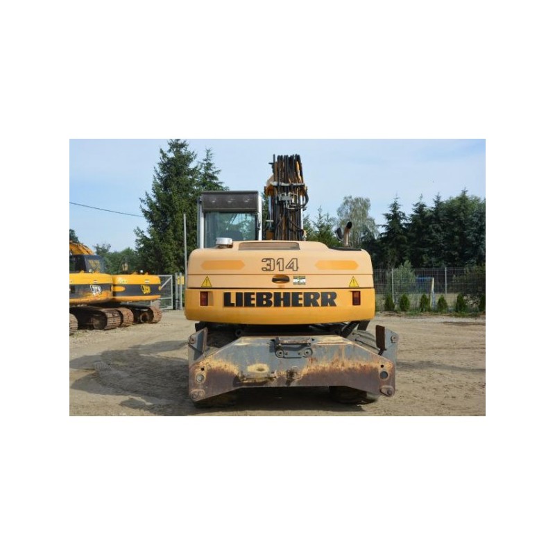 excavadora de ruedas Liebherr A314 2006