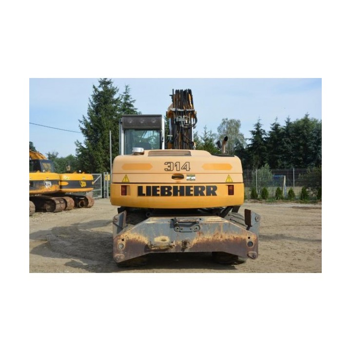 excavadora de ruedas Liebherr A314 2006