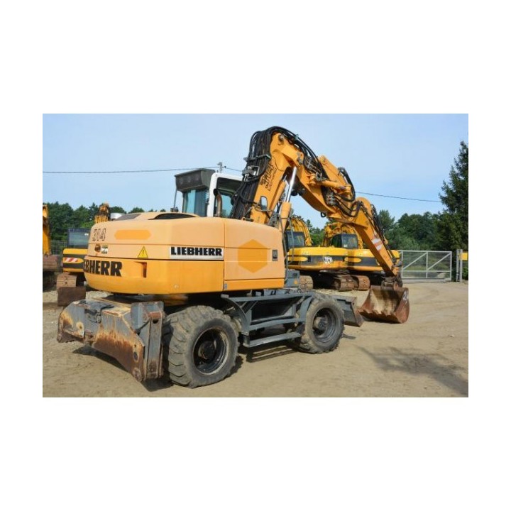 excavadora de ruedas Liebherr A314 2006