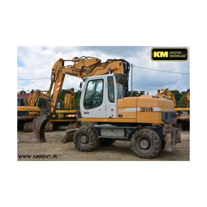 excavadora de ruedas Liebherr A314 2007