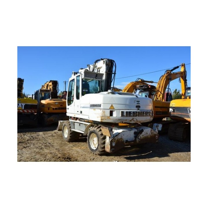 excavadora de ruedas Liebherr A316 2004