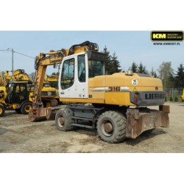 excavadora de ruedas Liebherr A316 2008