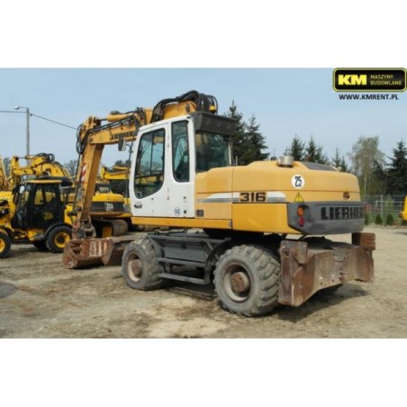 Liebherr A316 2008 gurpil-exkabagailua