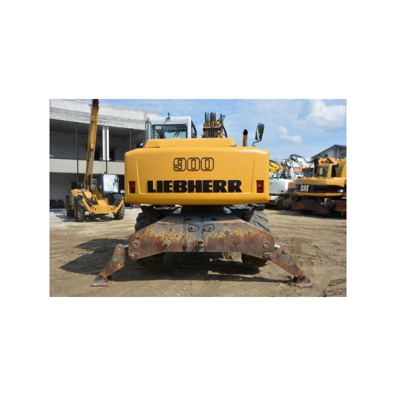 excavadora de ruedas Liebherr A900C 2006