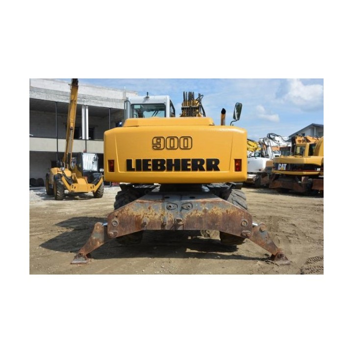 excavadora de ruedas Liebherr A900C 2006