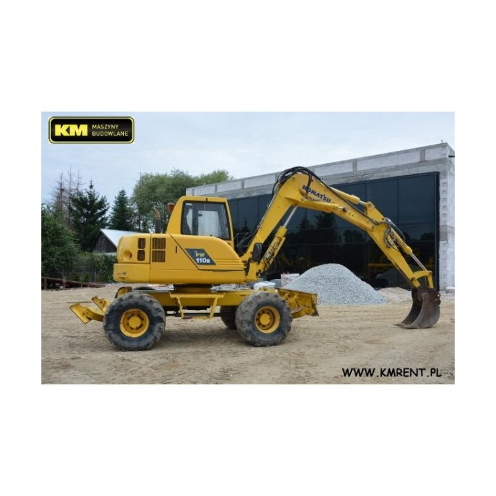 excavadora de ruedas Komatsu PW110 2006