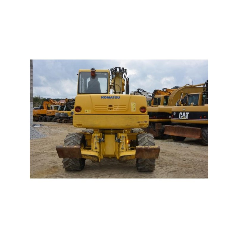 excavadora de ruedas Komatsu PW110 2006