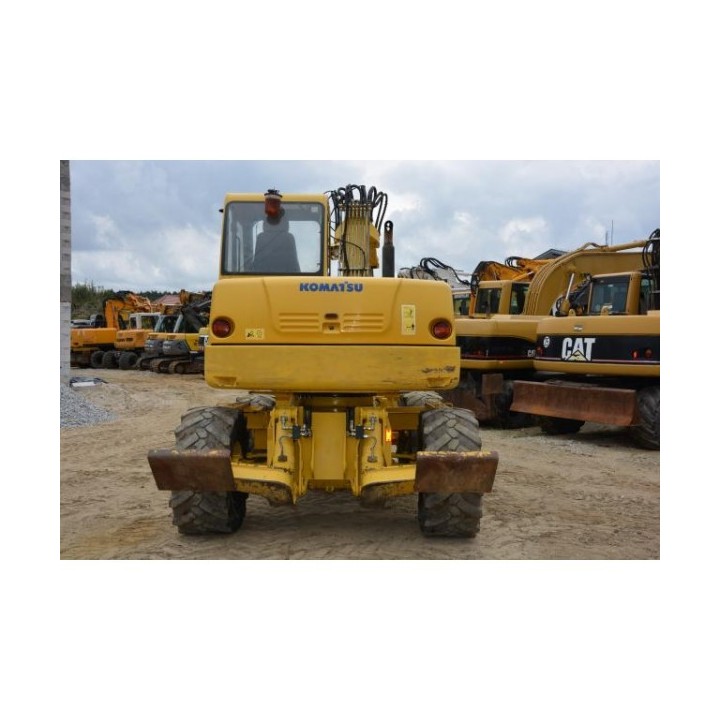 excavadora de ruedas Komatsu PW110 2006