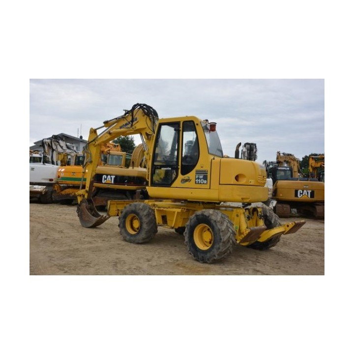 excavadora de ruedas Komatsu PW110 2006
