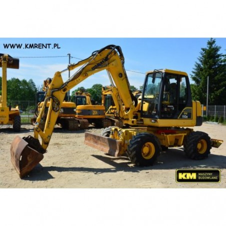 Pelle excavatrice à roues Komatsu PW110R 2007