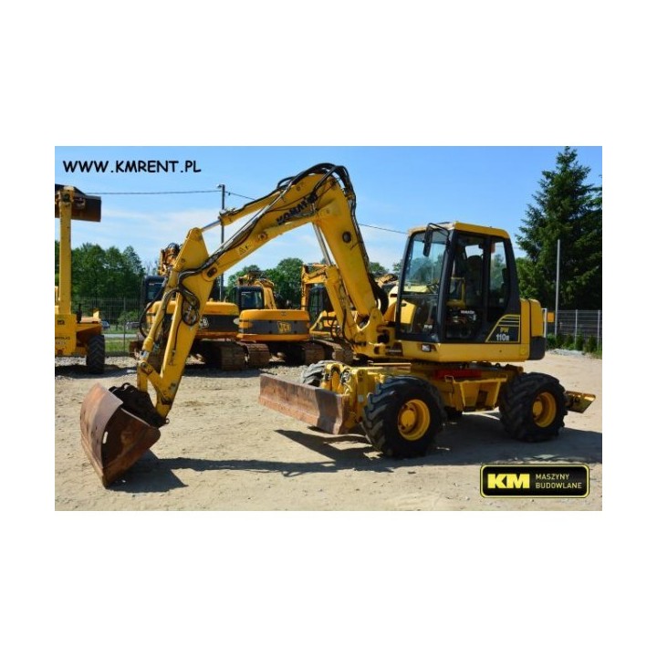 excavadora de ruedas Komatsu PW110R 2007
