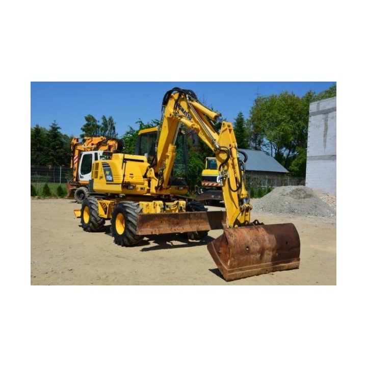 excavadora de ruedas Komatsu PW110R 2007