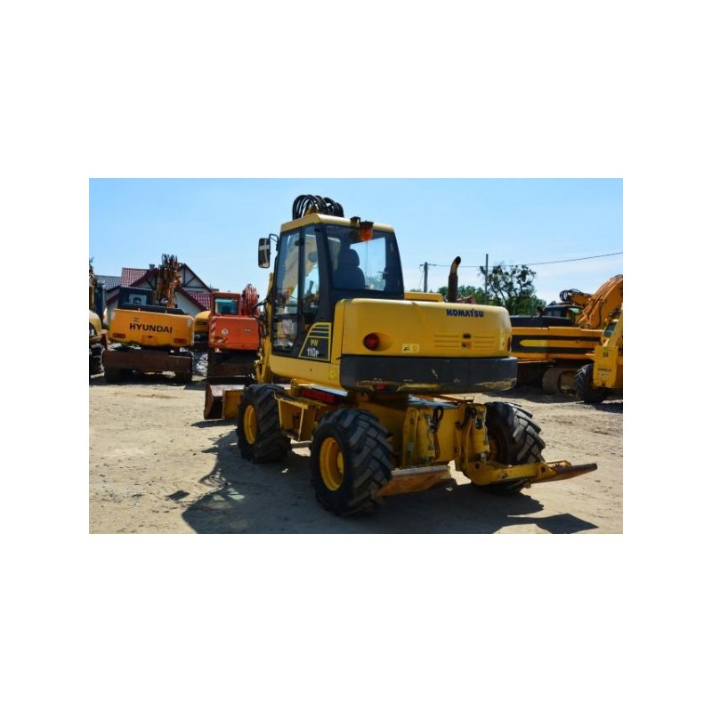 excavadora de ruedas Komatsu PW110R 2007