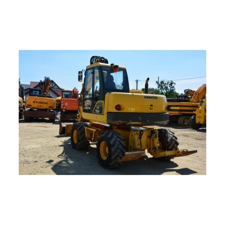 excavadora de ruedas Komatsu PW110R 2007