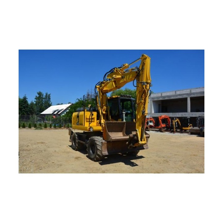 excavadora de ruedas Komatsu PW140 2008