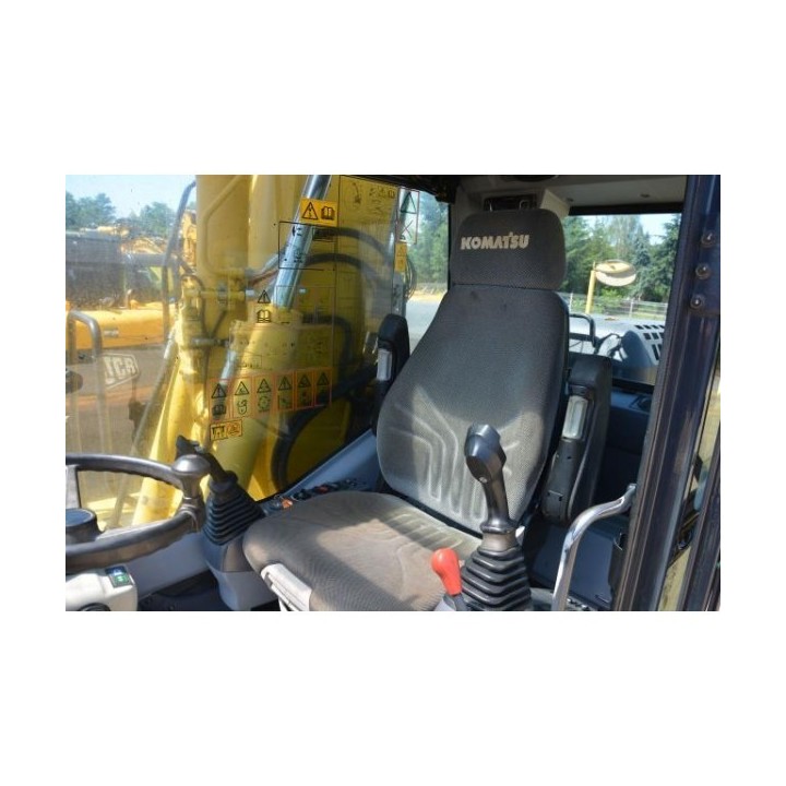 excavadora de ruedas Komatsu PW140 2008