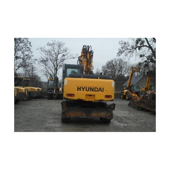 excavadora de ruedas Hyundai Robex 140W-7A 2008