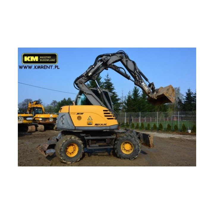 excavadora de ruedas Mecalac 714 MW 2005