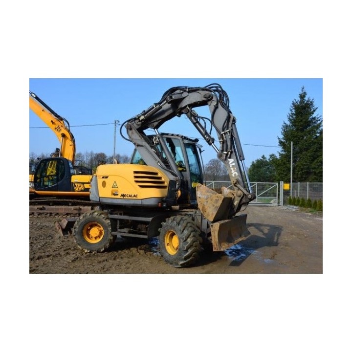 excavadora de ruedas Mecalac 714 MW 2005