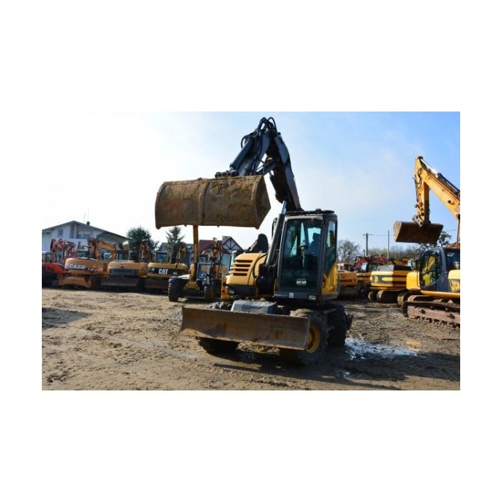 excavadora de ruedas Mecalac 714 MW 2005