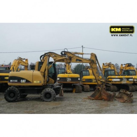 Caterpillar M313C 2007 wheel excavator