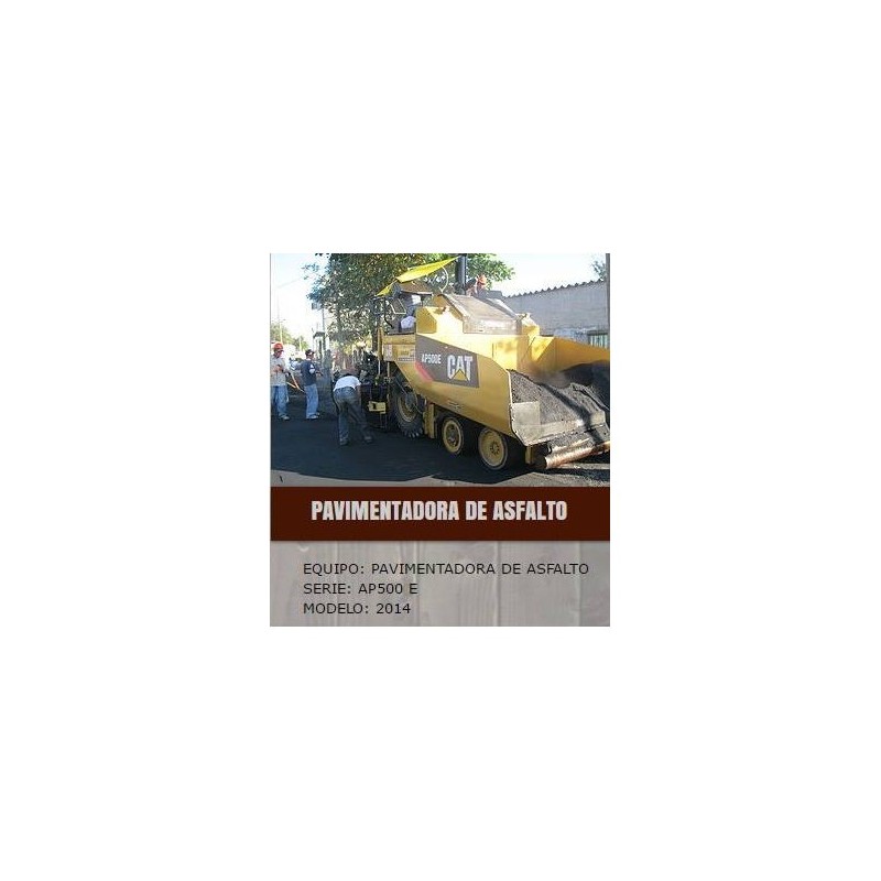 PAVIMENTADORA 500 E