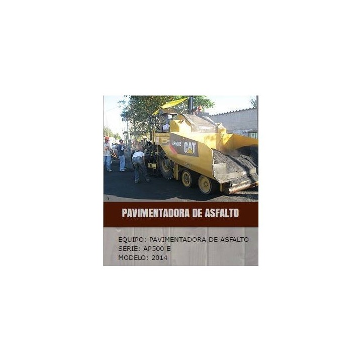 PAVIMENTADORA 500 E