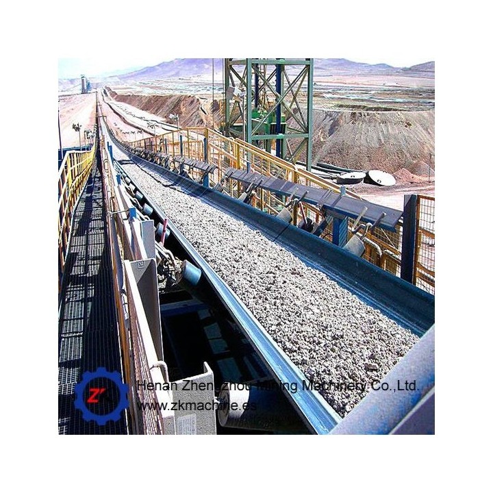 Cinta Transportadora para transportar los materiales a granel